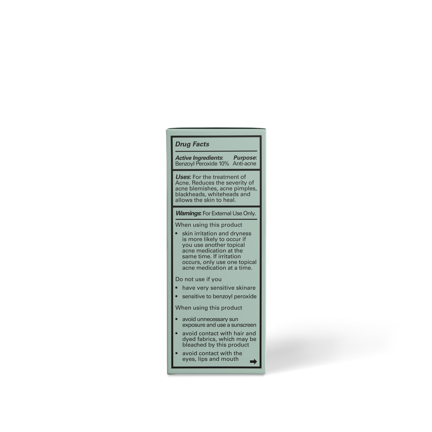 Benzoyl Peroxide Acne Treatment Lotion 10%