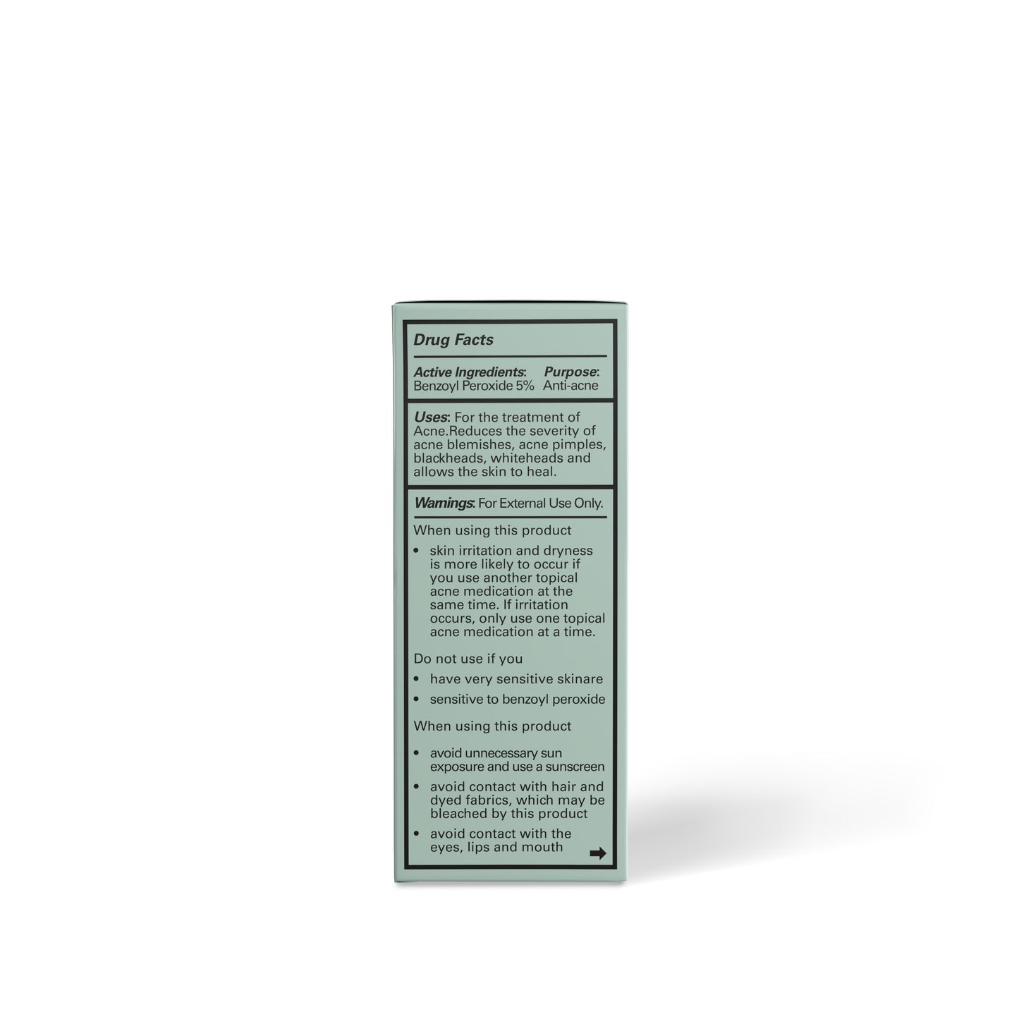 Benzoyl Peroxide Acne Treatment Lotion 5%
