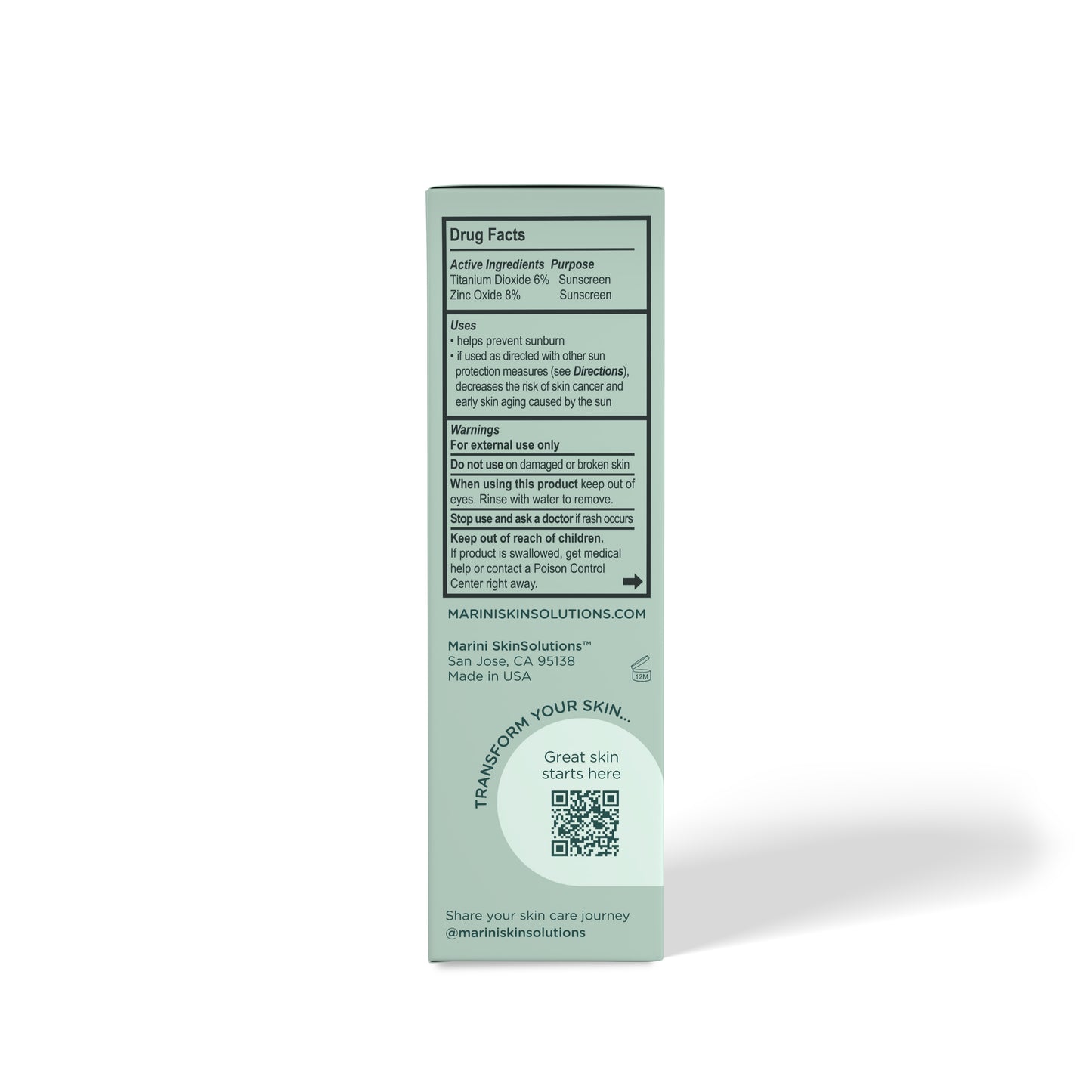 Marini Physical Protectant SPF 45 Tinted